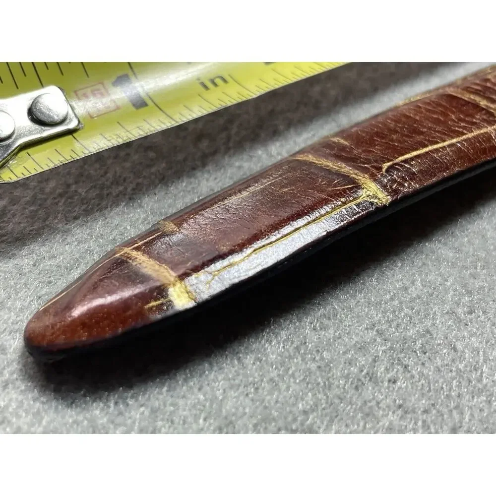 Martin Dingman Alligator Grain Calf Handmade‎ Belt Size Small USA Handmade